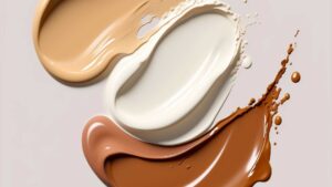 Fond de teint de plusieurs couleurs