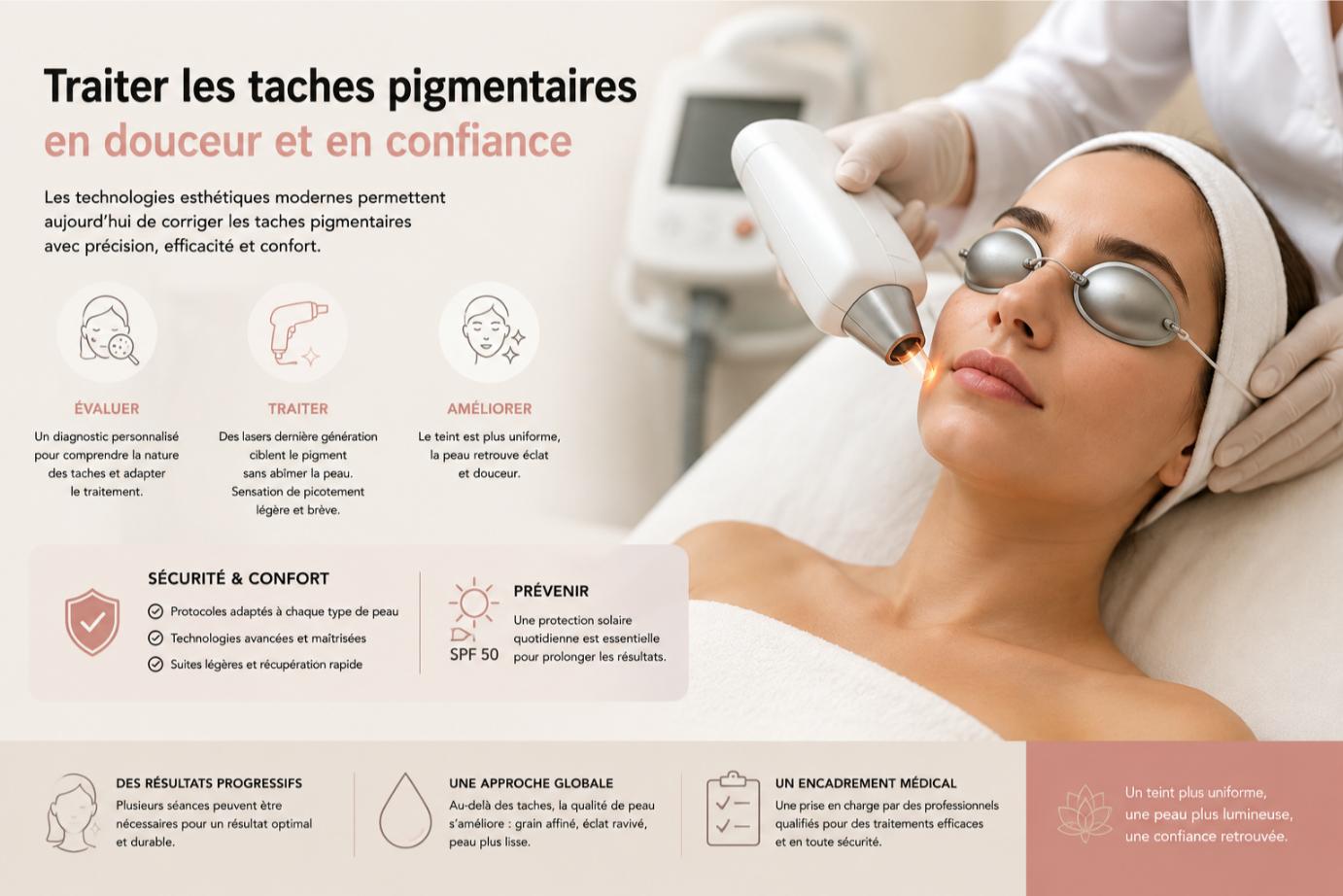 effacer tache pigmentaire visage