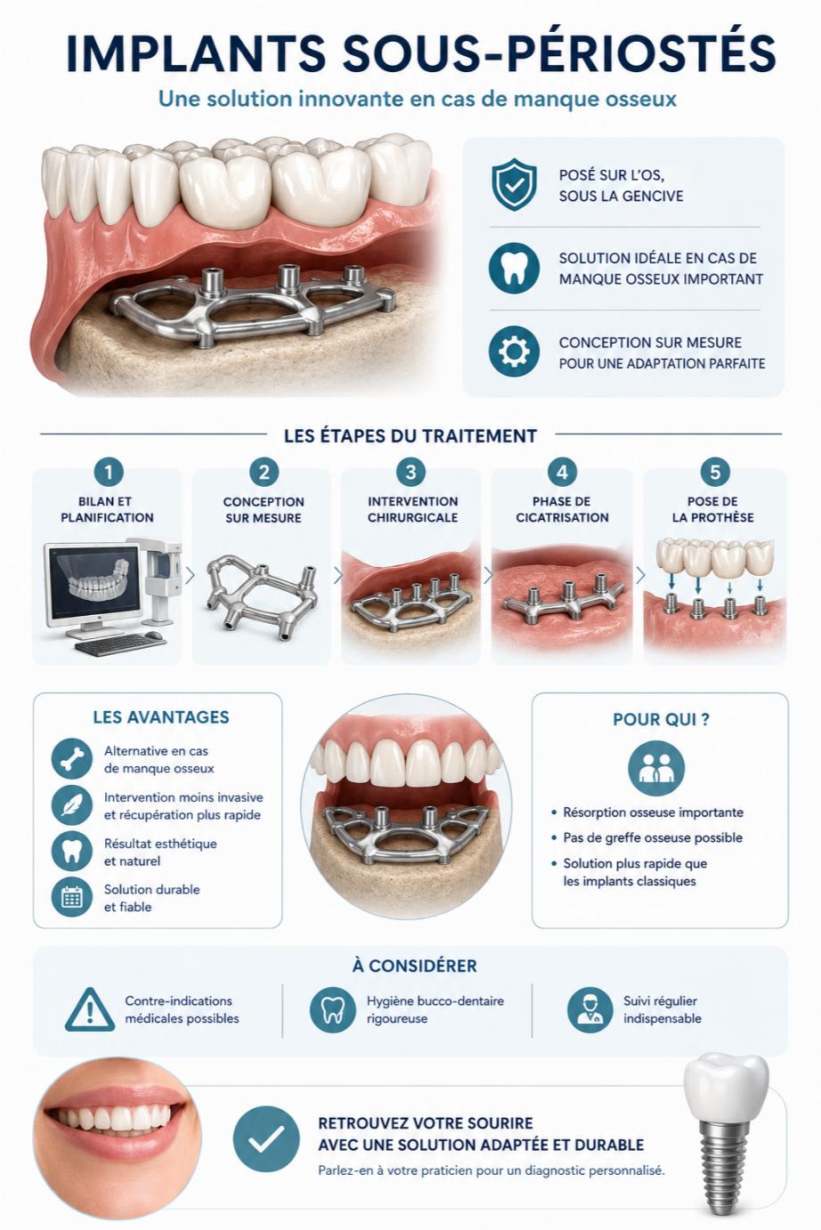 implant sous perioste